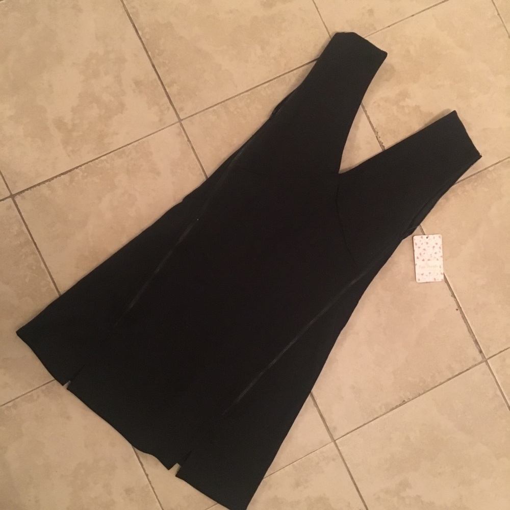 Free People Mini Dress w/side zippers